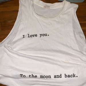 “to the moon” brandy muscle tee